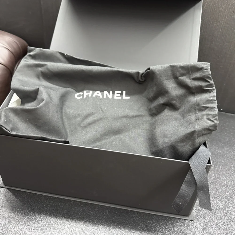 Chanel Magnetic Fold Empty Purse Storage Box Tissue 12X 8X 4.5 Small (1bag)1686